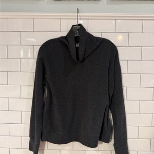Women's Dark Grey Turtleneck Fleece